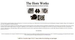 Desktop Screenshot of carhornrestoration.com